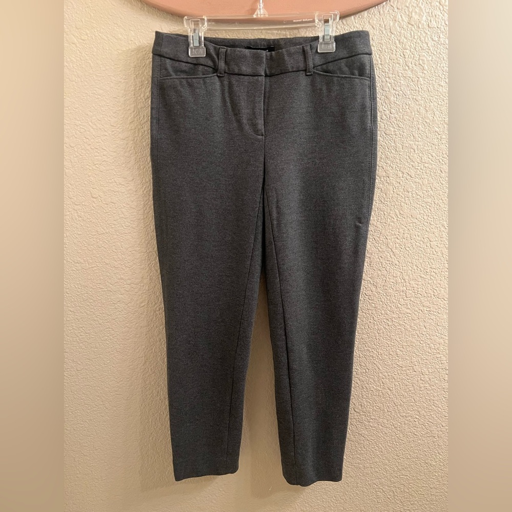 White House Black Market Sz.0 Gray Slim Ankle Pants